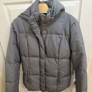 Grey Women's Tommy Hilfiger Coat Size M